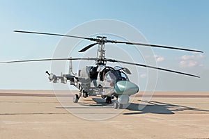 Combat helicopter Ka-52