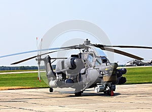 Combat helicopter Mi 28