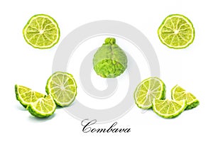 Combava combo on a white background