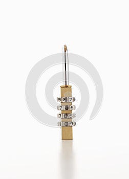 Combination Bronze Padlock