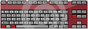 Combination button keyboard ctrl alt delete