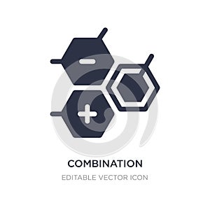 combination icon on white background. Simple element illustration from Education concept