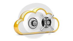 Combination lock and cloud