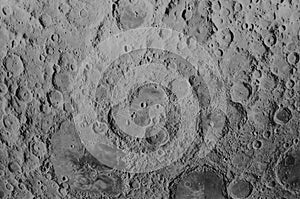 A combination of moon surface images