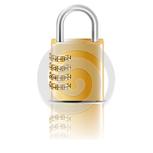 Combination padlock