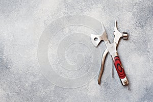 Combination pliers. Tools for cutting solid materials and multiwire cables. Professional ergonomic tools