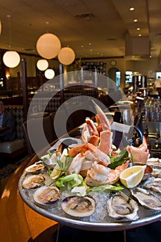 Combination seafood platter