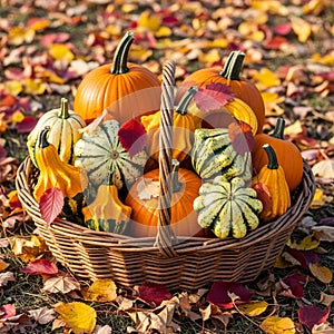 The combination of textures and colors captures the essence of fall