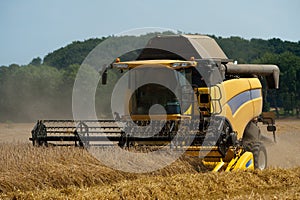 Combine harvesting