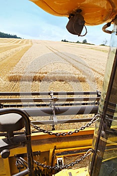 Combine harvesting