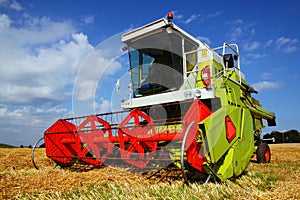 Combined harvester photo