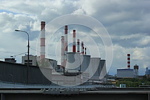 Combined heat and power plant .  Cogeneration plant.