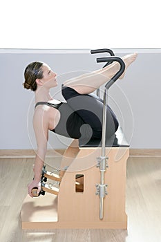 Combo wunda pilates chair woman fitness yoga gym