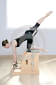 Combo wunda pilates chair woman fitness yoga gym