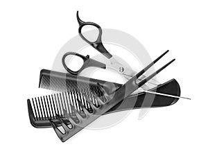 Combs and scissor