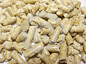 Combustible Wood Pellets