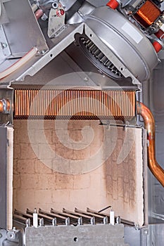 Combustion chamber of the gas boiler