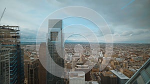 Comcast Center Building with a view over the city of Philadelphia - travel photography photo