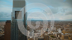 Comcast Center Building with a view over the city of Philadelphia - travel photography photo