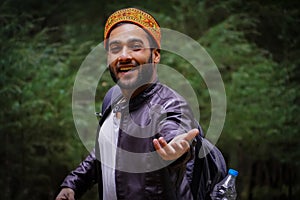 come with me Himachali Boy - Stock Images stock photo