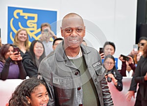 Dave Chappelle and his daughter at premiere of A Star Is Born at Toronto International Film Festival 2018