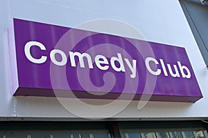 Comedy Club Sign