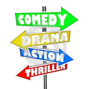 Comedy Drama Action Thriller Movie Genre Signs