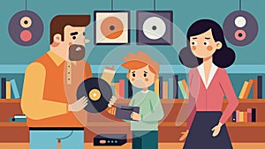 In a comedy a dysfunctional family operates a vinyl record store and bickers over who gets to choose the next record to photo