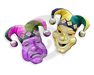 Comedy tragedy masks Mardi Gras