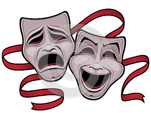 Comedy and Tragedy Theater Masks