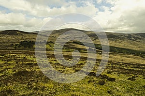 walking in the comeragh mountains in the springtime