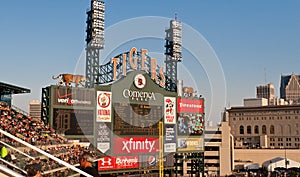 Comerica Park Scoreboard