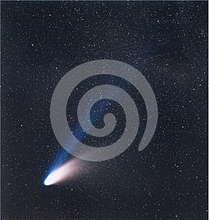 Comet Hale Bopp. Elements of these images were furnished by ESO