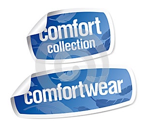 Comfort wear stickers