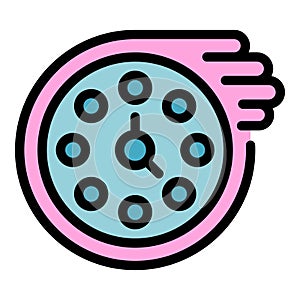 Comfort zone time icon vector flat