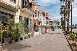 Comfortable apartment buildings on Vilassar de Mar street