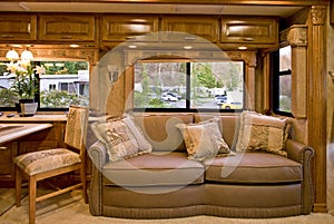 Comfortable camper interior