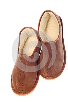 Comfortable domestic fluffy slippers