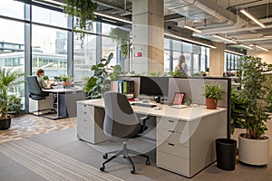 Comfortable modern work space