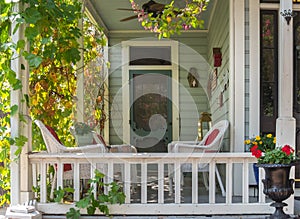 Inviting front porch photo