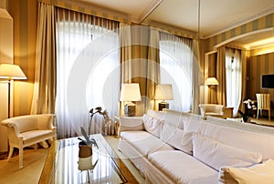 Comfortable suite, lounge