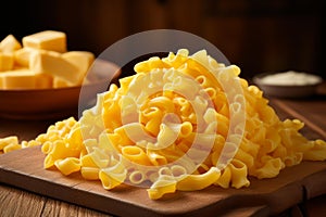 Comforting Pasta cheese. Generate Ai