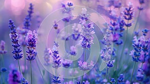 The comforting scent of lavender fills the air as you rest soundly a the calming landscape of gentle slumbers. 2d flat