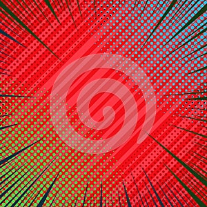 Comic abstract dynamic concept