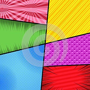 Comic abstract elegant light concept