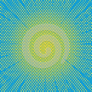 Comic abstract explosive background