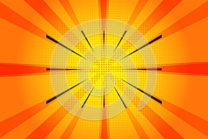 Comic abstract Red background with Halftone