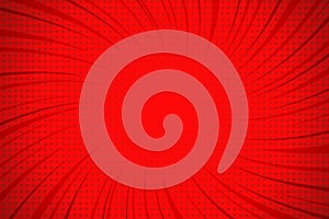 Comic explosive red template