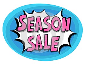 Comic Balloon - Season Sale Text