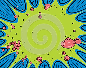 Comic book background